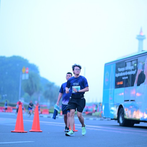 Race photo from KEMLU RUN 2026