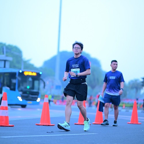 Race photo from KEMLU RUN 2026