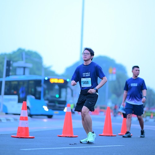 Race photo from KEMLU RUN 2026
