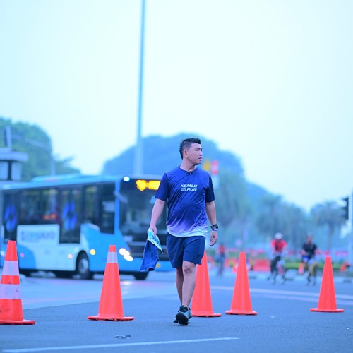 Race photo from KEMLU RUN 2026