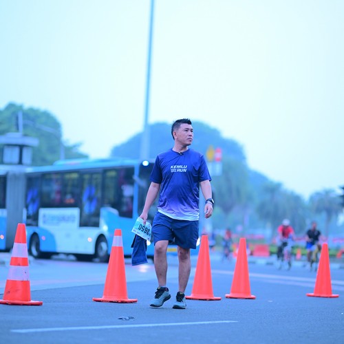 Race photo from KEMLU RUN 2026