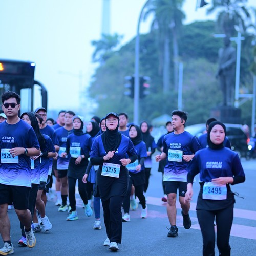 Race photo from KEMLU RUN 2026