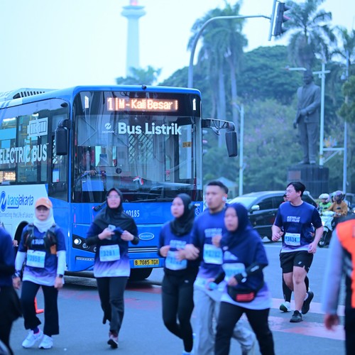 Race photo from KEMLU RUN 2026