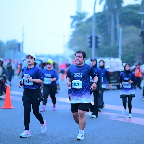 Race photo from KEMLU RUN 2026