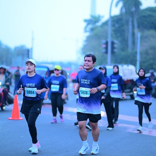 Race photo from KEMLU RUN 2026
