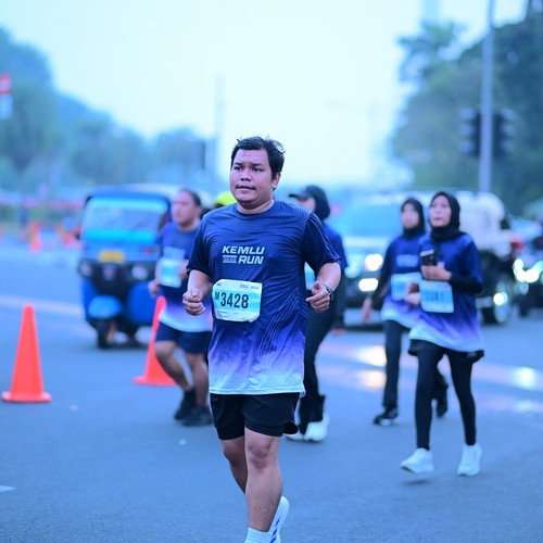 Race photo from KEMLU RUN 2026