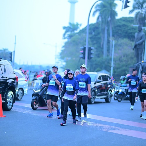 Race photo from KEMLU RUN 2026