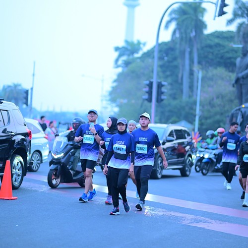 Race photo from KEMLU RUN 2026