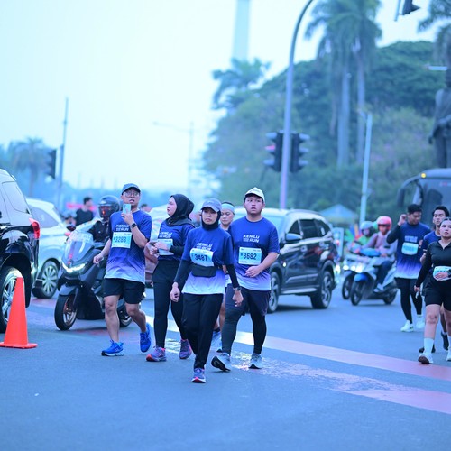 Race photo from KEMLU RUN 2026