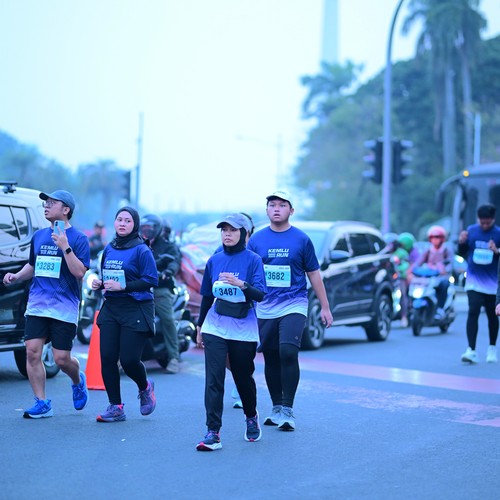 Race photo from KEMLU RUN 2026
