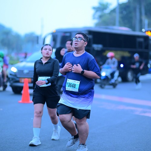 Race photo from KEMLU RUN 2026