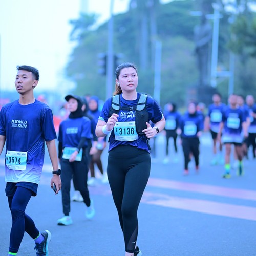Race photo from KEMLU RUN 2026
