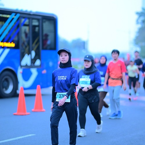 Race photo from KEMLU RUN 2026