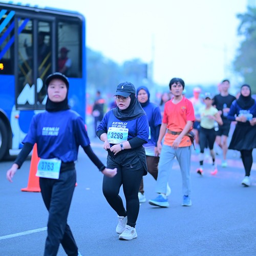 Race photo from KEMLU RUN 2026