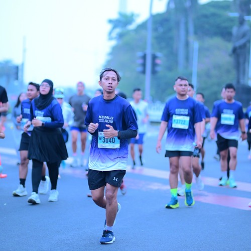 Race photo from KEMLU RUN 2026