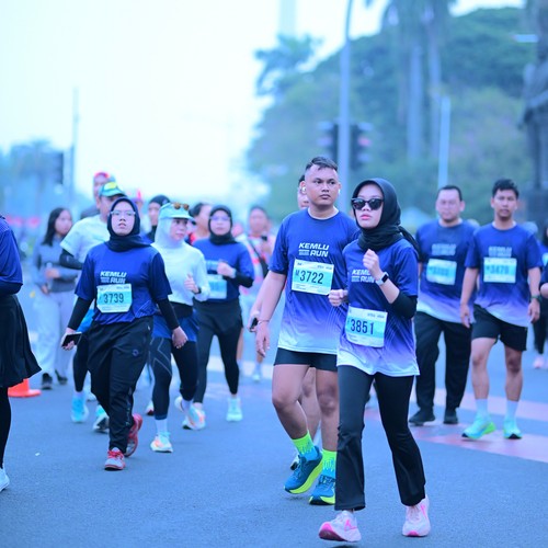 Race photo from KEMLU RUN 2026