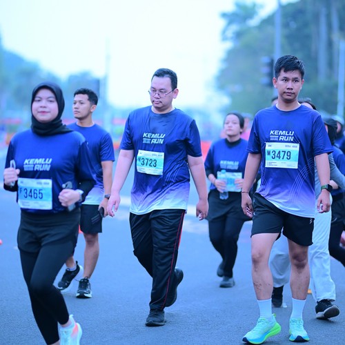 Race photo from KEMLU RUN 2026