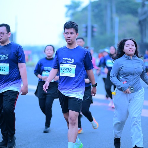 Race photo from KEMLU RUN 2026
