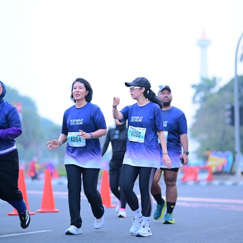 Race photo from KEMLU RUN 2026