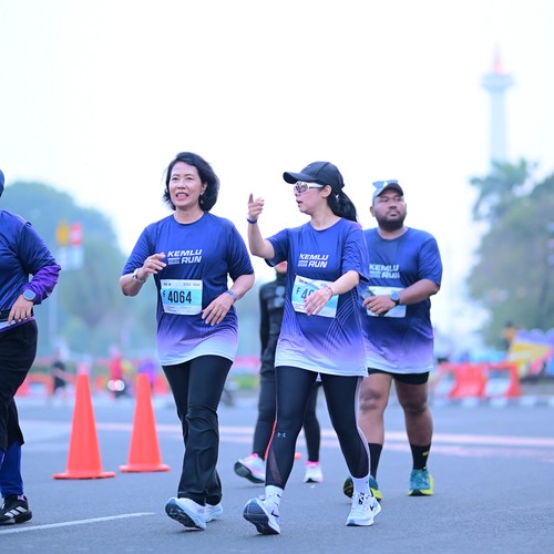 Race photo from KEMLU RUN 2026