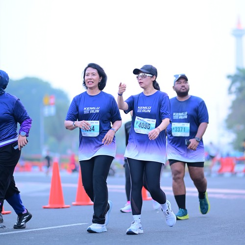Race photo from KEMLU RUN 2026