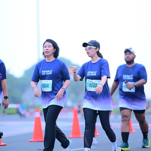 Race photo from KEMLU RUN 2026