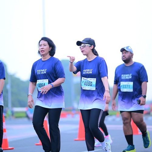 Race photo from KEMLU RUN 2026