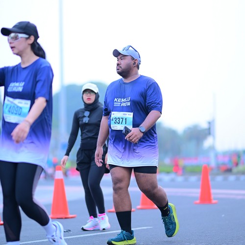 Race photo from KEMLU RUN 2026