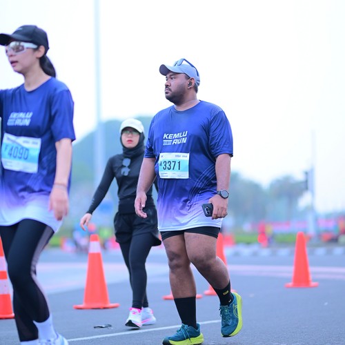 Race photo from KEMLU RUN 2026