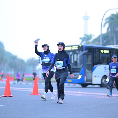 Race photo from KEMLU RUN 2026