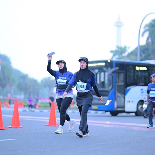 Race photo from KEMLU RUN 2026