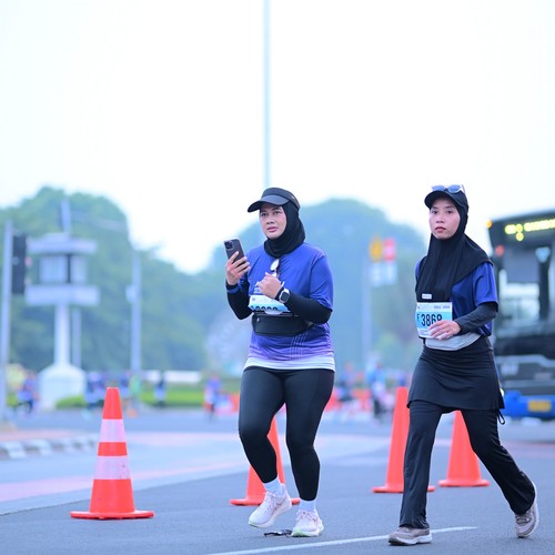 Race photo from KEMLU RUN 2026