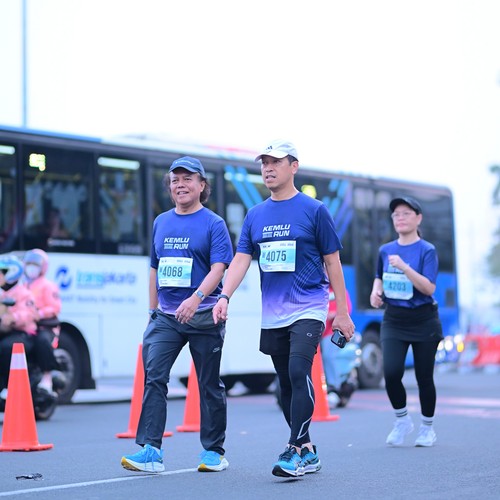 Race photo from KEMLU RUN 2026