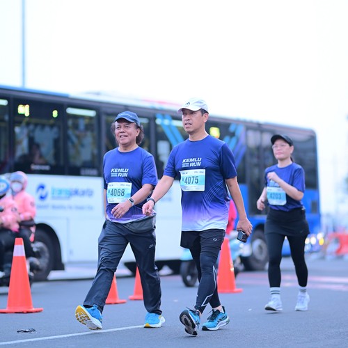 Race photo from KEMLU RUN 2026