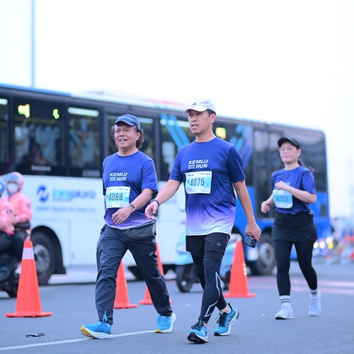 Race photo from KEMLU RUN 2026