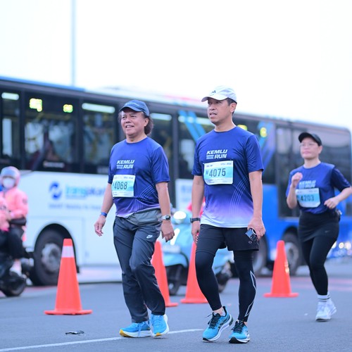 Race photo from KEMLU RUN 2026