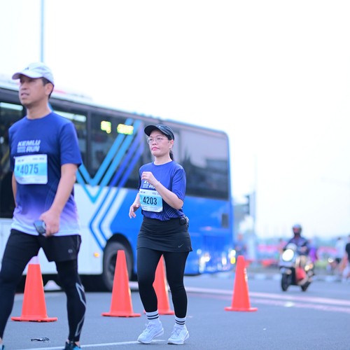 Race photo from KEMLU RUN 2026