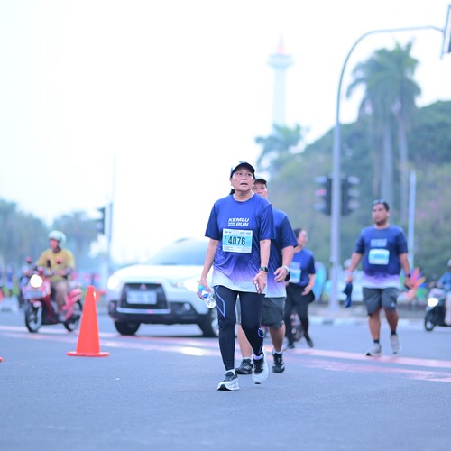 Race photo from KEMLU RUN 2026