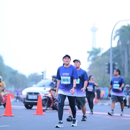 Race photo from KEMLU RUN 2026