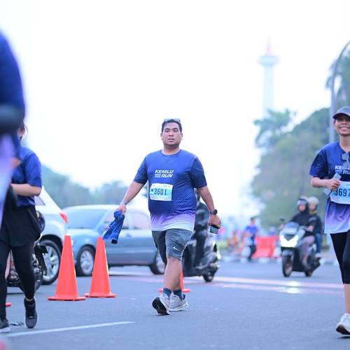 Race photo from KEMLU RUN 2026