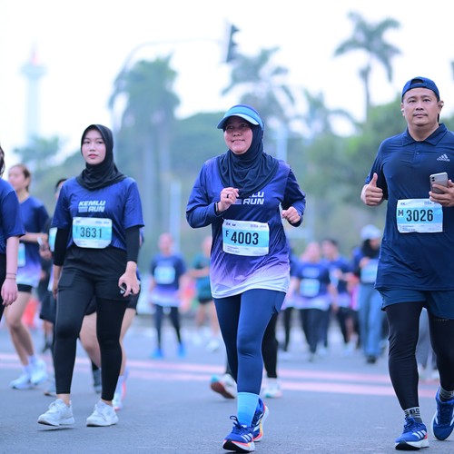 Race photo from KEMLU RUN 2026