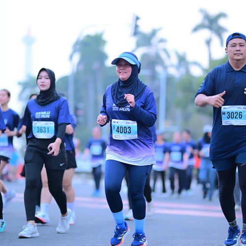 Race photo from KEMLU RUN 2026