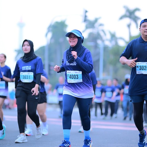 Race photo from KEMLU RUN 2026