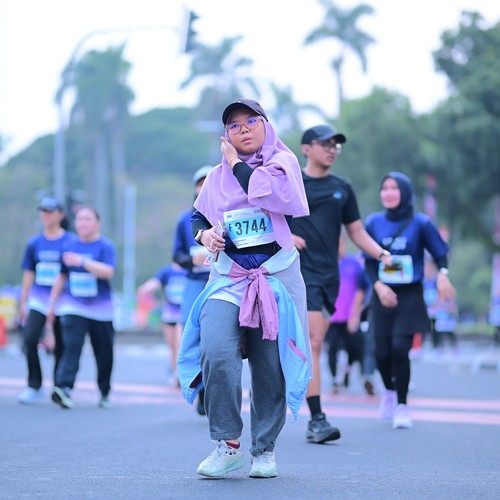 Race photo from KEMLU RUN 2026