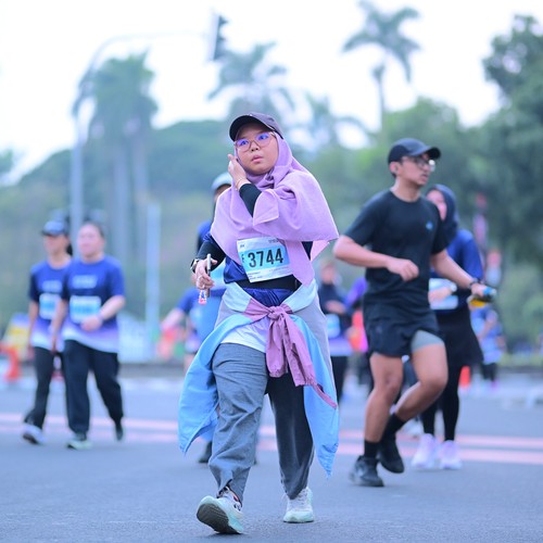 Race photo from KEMLU RUN 2026