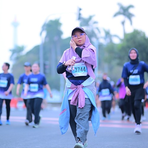 Race photo from KEMLU RUN 2026