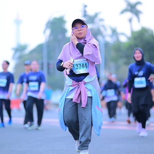 Race photo from KEMLU RUN 2026