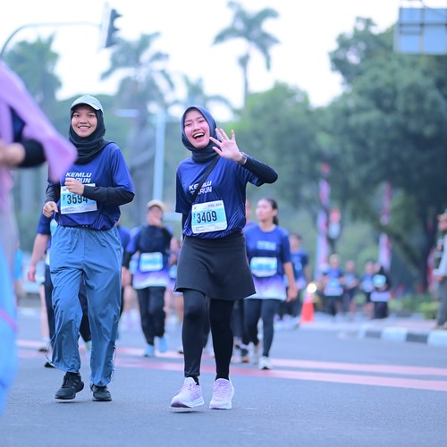 Race photo from KEMLU RUN 2026