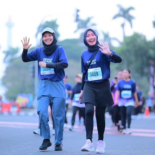 Race photo from KEMLU RUN 2026