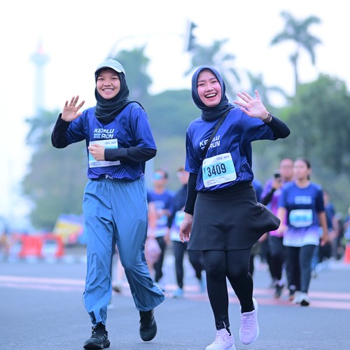 Race photo from KEMLU RUN 2026